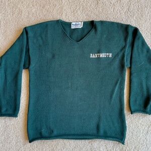 Dartmouth College whaler knit sweater (men's medium)